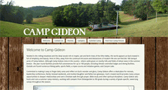 Desktop Screenshot of campgideon.org